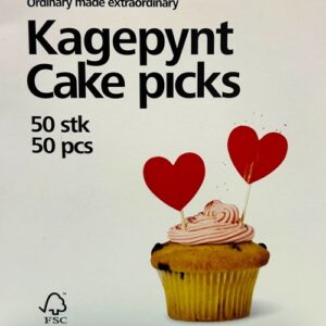 Deco corazones para cupcakes